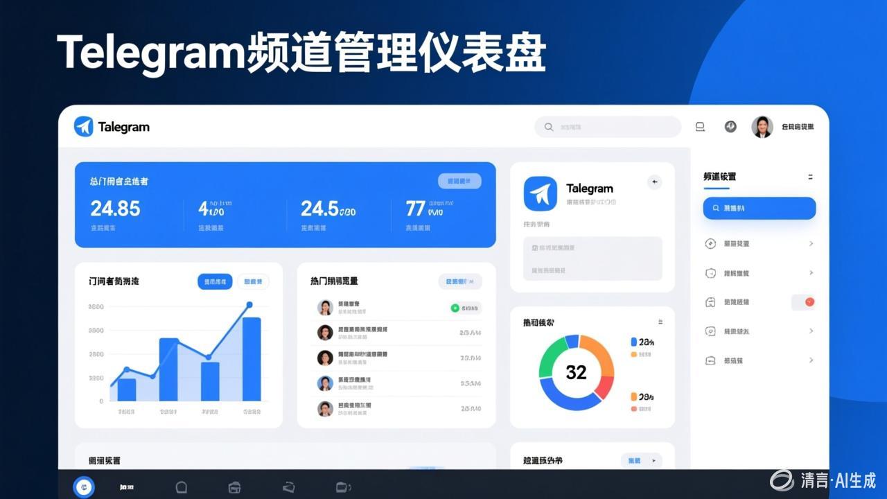 Telegram频道数据分析面板